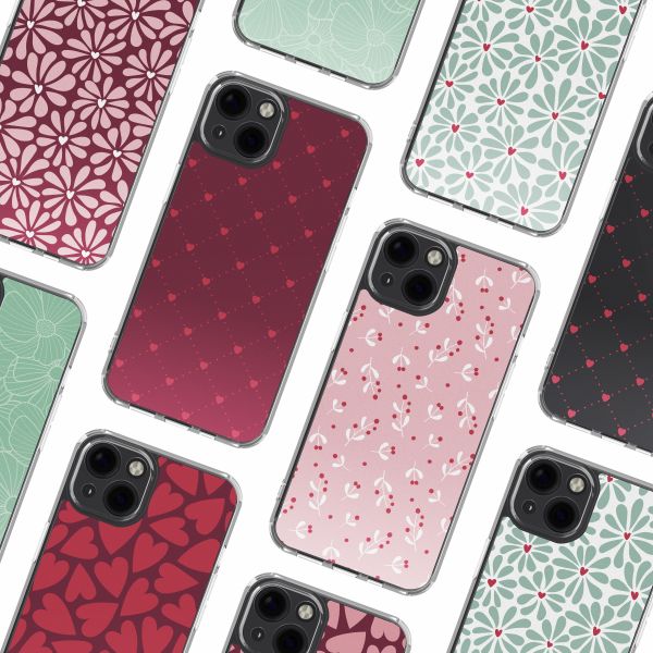 imoshion Coque Design Apple iPhone 13 - Crush Check Coral Dust