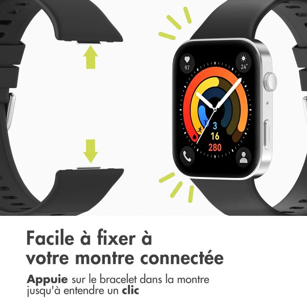 imoshion Bracelet silicone Huawei Watch Fit 3 - Noir