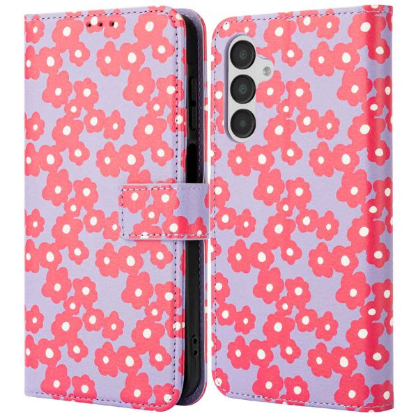 imoshion Étui de téléphone portefeuille Design Samsung Galaxy A16 5G - Dusty Rose Blossoms