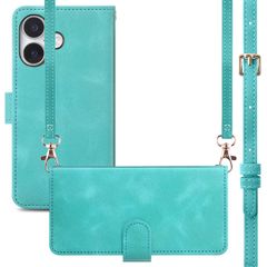 imoshion Etui de télephone portefeuille avec cordon Apple iPhone 16 - Turquoise