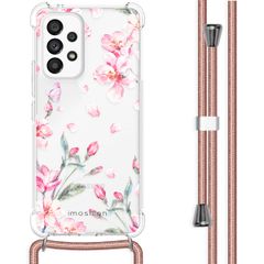 imoshion Coque Design avec cordon Samsung Galaxy A53 - Blossom Watercolor