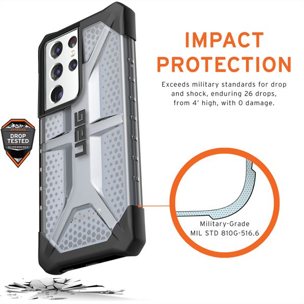 UAG Coque Plasma Samsung Galaxy S21 Ultra - Ash Clear