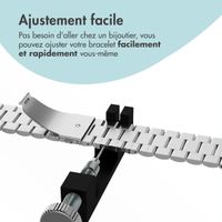 imoshion Kit premium pour bracelets de smartwatch – Raccourcisseur de bracelets de smartwatch / montre – Noir