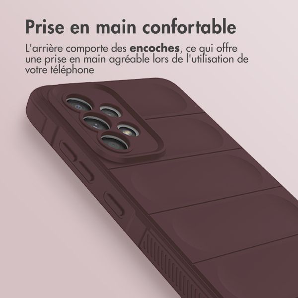 imoshion EasyGrip Backcover Samsung Galaxy A52(s) (5G/4G) - Aubergine
