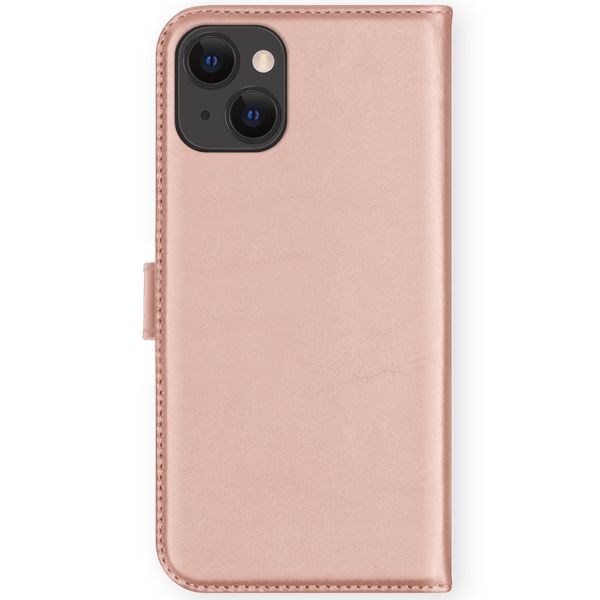 Selencia Étui de téléphone en cuir véritable iPhone 13 Mini - Rose