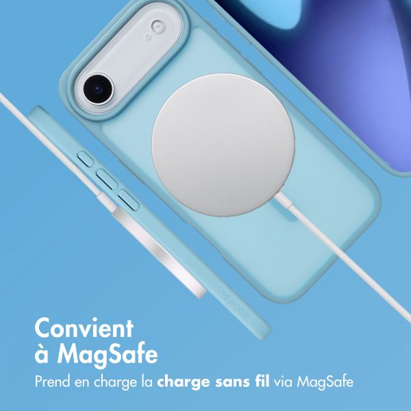 imoshion Coque Color Guard avec MagSafe Apple iPhone Air - Bleu clair