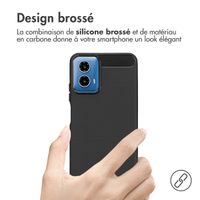 imoshion Coque Brushed Motorola Moto G34 - Noir