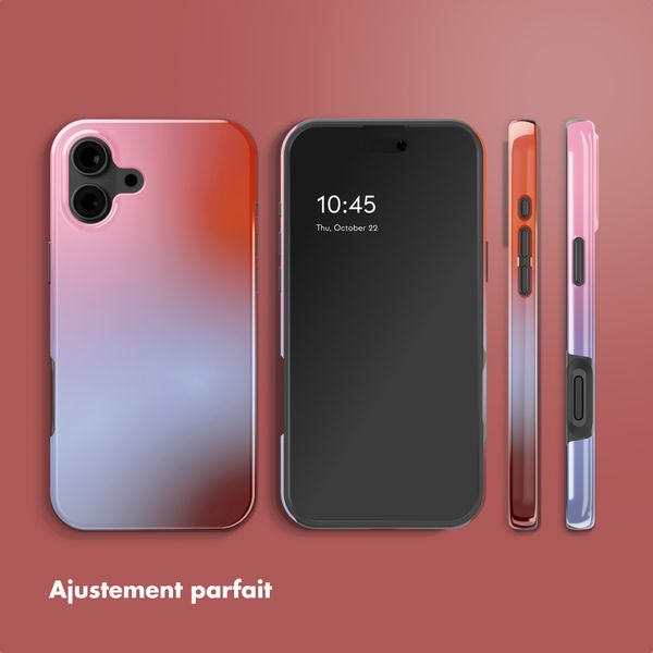 Selencia Coque arrière Vivid avec MagSafe Apple iPhone 16 - Gradient Soft Blush
