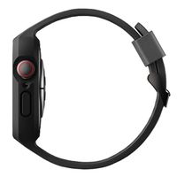 Uniq Monos 2-en-1 Bracelet Apple Watch avec Coque Hybride Apple Watch 4 á 9 / SE (44/45 mm) - Midnight Black