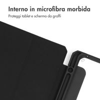 imoshion Coque tablette rigide Trifold Samsung Galaxy Tab S9 11.0 pouces - Noir