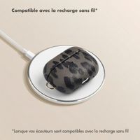 Selencia Coque Sabi motif panthère  Apple Airpods Pro / Pro 2 - Midnight Black