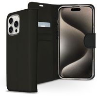 Accezz Étui de téléphone portefeuille Wallet iPhone 16 Pro Max - Noir