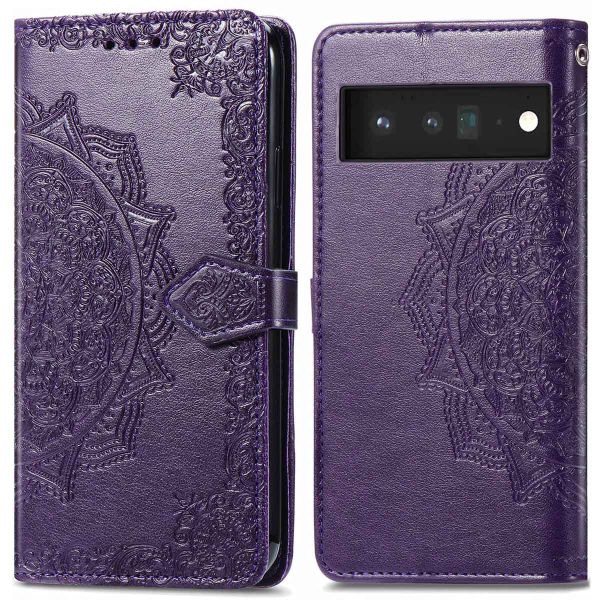 imoshion Etui de téléphone portefeuille Mandala Google Pixel 6 Pro - Violet