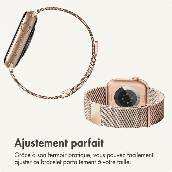 imoshion Bracelet magnétique milanais Apple Watch | 38/40/41/42 mm - Rose Gold