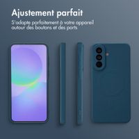 imoshion Coque Couleur avec MagSafe Samsung Galaxy A37 (5G) - Bleu foncé