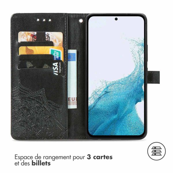 imoshion Etui de télephone Mandala Samsung Galaxy A26 - Noir