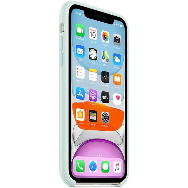 Apple Coque en silicone Apple iPhone 11 - Seafoam