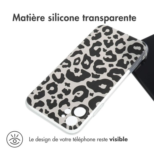 imoshion Coque Design Apple iPhone 11 - Leopard Transparent