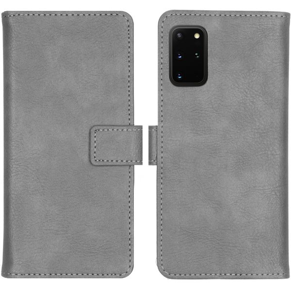 imoshion Étui de téléphone portefeuille Luxe Galaxy S20 Plus - Gris