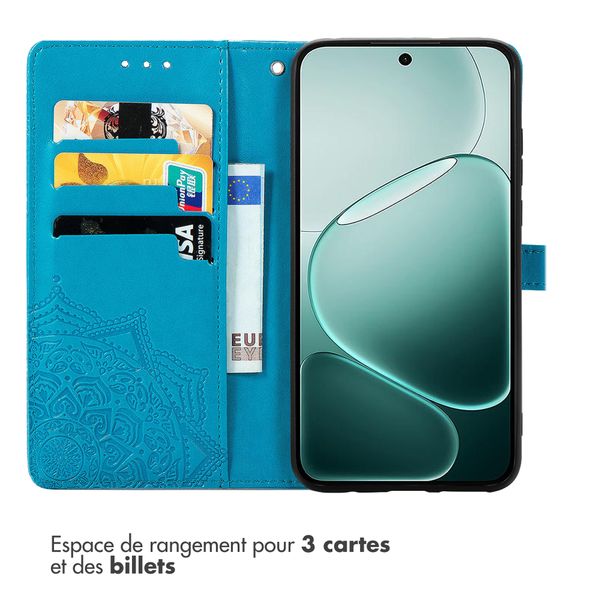 imoshion Etui de télephone Mandala Oppo A6 Pro (5G) - Turquoise