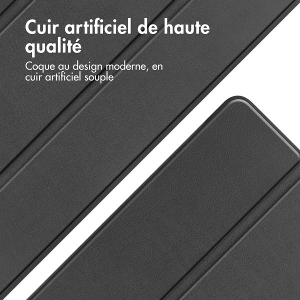 imoshion Coque tablette Trifold iPad Air 13 pouces (2025) M3 / (2024) M2 - Noir