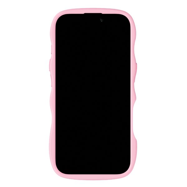 Holdit Coque Wavy Apple iPhone 17 - Transparent / Pink