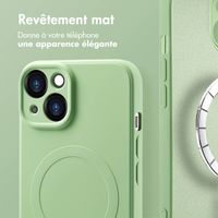 imoshion Coque Couleur avec MagSafe iPhone 14 - Vert