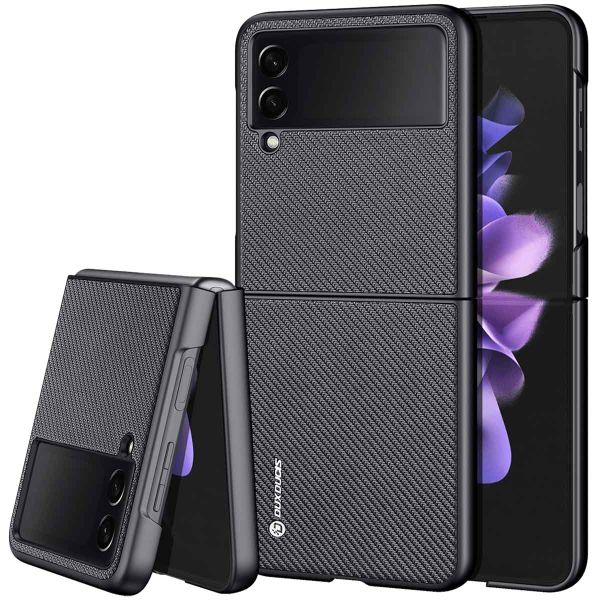 Dux Ducis Coque Arrière Fino Samsung Galaxy Z Flip 3 - Noir