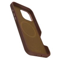 OtterBox Coque en cuir de cactus Symmetry MagSafe Apple iPhone 16 Pro Max - Rich Adobe Brown