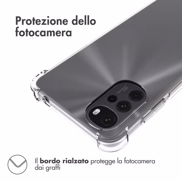 imoshion Shockproof Case Motorola Moto G22 - Transparent