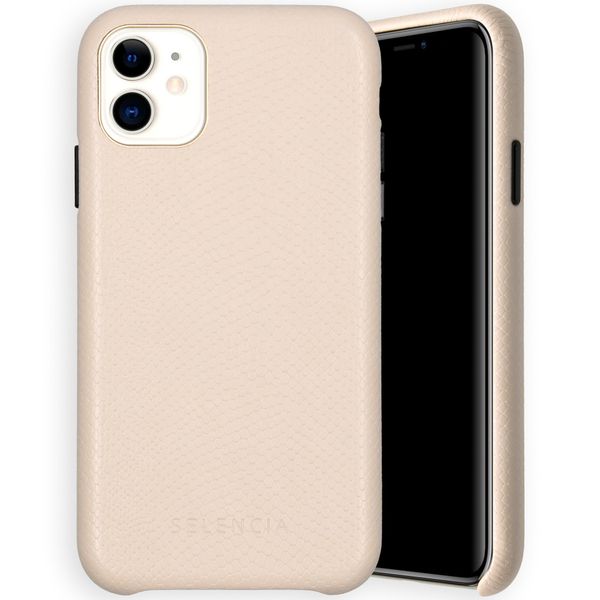 Selencia Coque Gaia Serpent iPhone 11 - Blanc