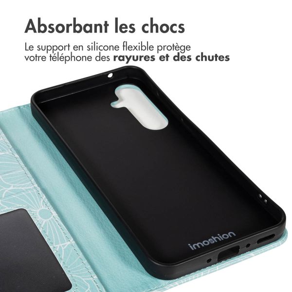 imoshion Étui de télephone portefeuille Design Samsung Galaxy A35 - Botanica