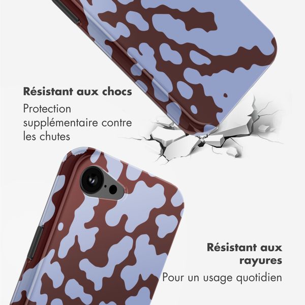 Selencia Coque arrière Vivid avec MagSafe Apple iPhone 16e - Moo'd Lavender Glow