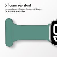 imoshion Bracelet infirmier en silicone Apple Watch Series 1 t/m 11 / SE / Ultra (44/45/46/49 mm) - Vert