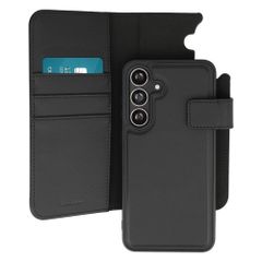 Étui portefeuille luxe 2-en-1 amovible Samsung Galaxy S25 FE - Noir