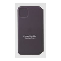 Apple Étui de télephone portefeuille Leather Folio Apple iPhone 11 Pro Max - Aubergine