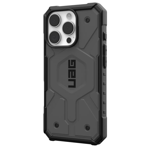 UAG Coque Pathfinder MagSafe iPhone 16 Pro - Silver