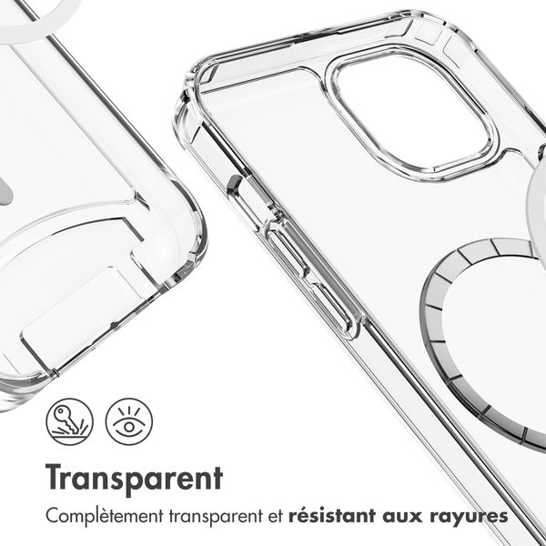 imoshion Coque MagSafe avec cordon amovible Apple iPhone 12 (Pro) - Transparent