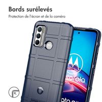 imoshion Coque Arrière Rugged Shield Motorola Moto G60 - Bleu foncé