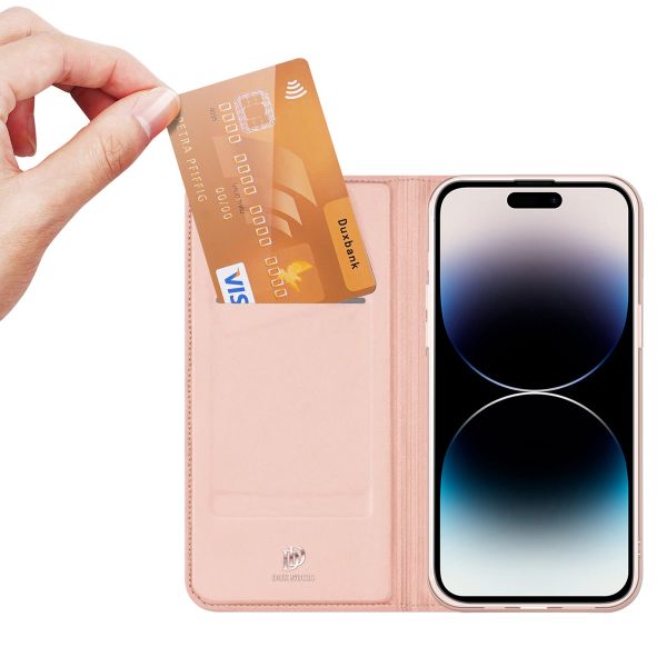 Dux Ducis Étui de téléphone Slim iPhone 15 Pro - Rose Dorée