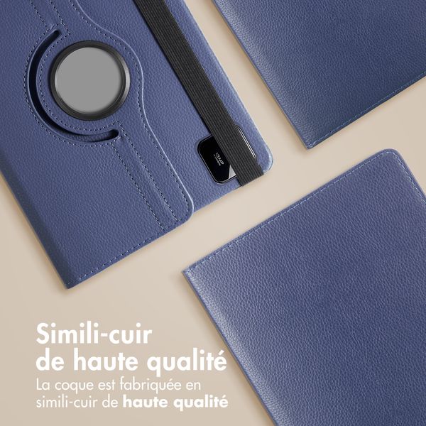 imoshion Coque tablette rotatif à 360° Xiaomi Pad 8 / 8 Pro - Bleu foncé