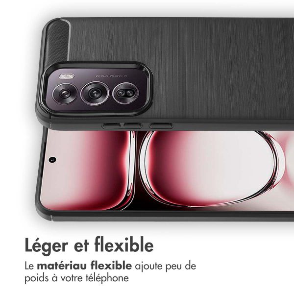 imoshion Coque Brushed Oppo Reno 12 - Noir