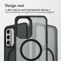 Accezz Coque Givrée Robuste avec MagSafe Samsung Galaxy A36 / A56 - Noir