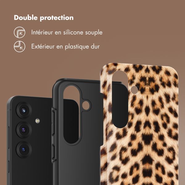 Selencia Coque arrière Vivid Samsung Galaxy S25 - Wild Leo