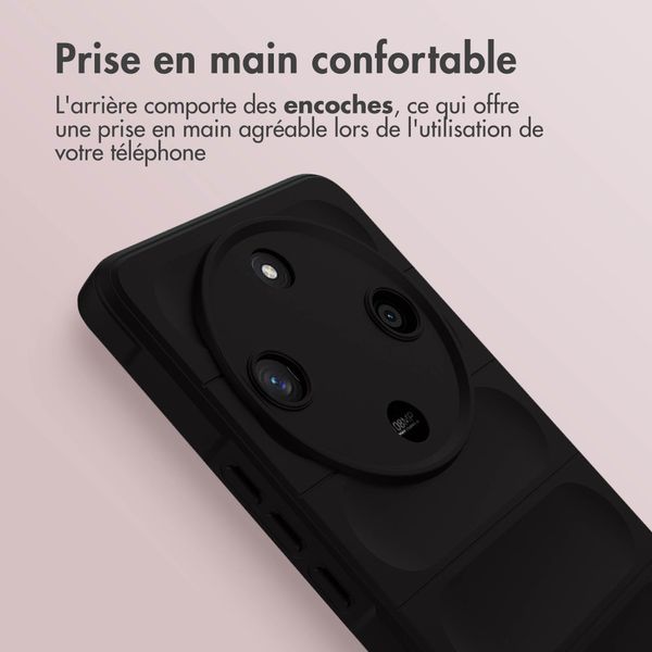 imoshion Coque arrière EasyGrip Honor Magic 6 Lite - Noir