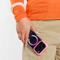 Selencia Coque arrière MagSafe Gradient Apple iPhone 17 Pro - Rose / Bleu
