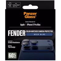 PanzerGlass Fender Protection Caméra iPhone 17 Pro Max - Deep Blue