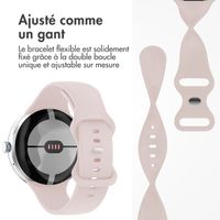 imoshion Bracelet en silicone Google Pixel Watch 3 - 45 mm - Taille S - Rose