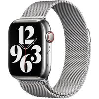 Apple ﻿Bracelet à boucle Milanais Apple Watch Series 1 t/m 9 / SE (38/40/41 mm) | Series 10 / 11 (42 mm) - Silver