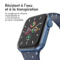 imoshion Bracelet en silicone⁺ Apple Watch Series 1 á 10 / SE / Ultra (2) (44/45/46/49 mm) - Midnight - Taille M/L